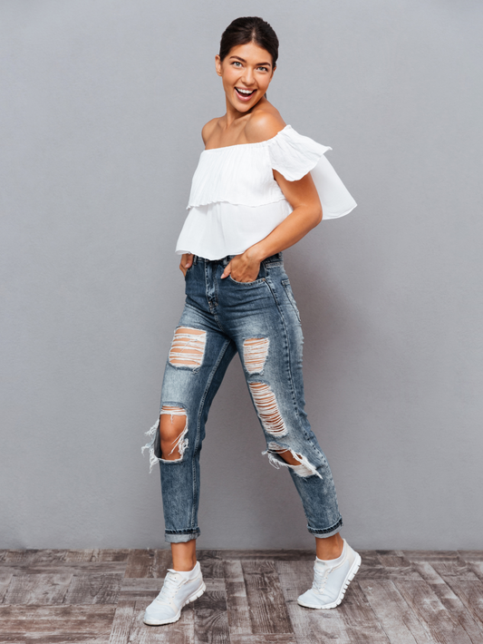 Sassafras Regular Women Blue Jeans