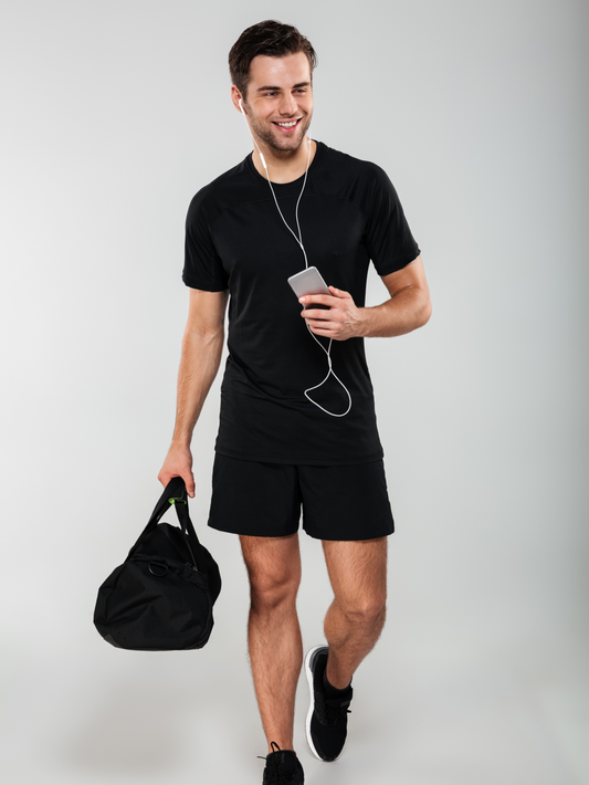 Cruister Two Way Lycra Round Neck Dry Fit T-Shirt