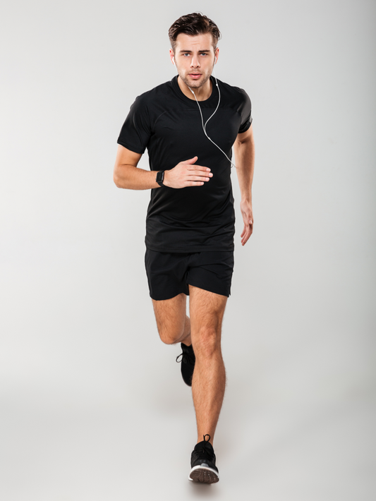 Cruister Two Way Lycra Round Neck Dry Fit T-Shirt