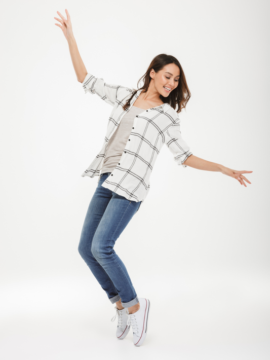 Women Regular Fit Checkered Casual Shirt